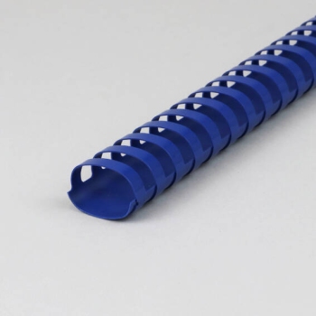 Plastikbinderücken A4, oval 38 mm | blau