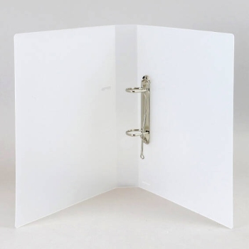 Ringbuch A4, transparent 2-Ring Combi-Mechanik | 35 mm | ohne Außentasche