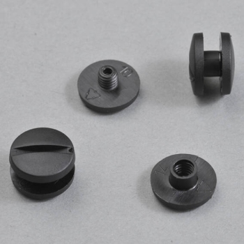 Kunststoffbuchschrauben, 3.5 mm | schwarz