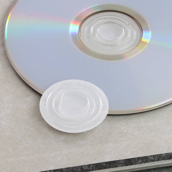 CD-Halter - CD-Clips, 35 mm, transparent 