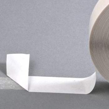 Doppelseitiges Papiervlies-Klebeband mit Fingerlift, stark/stark, 18 mm | 50 m
