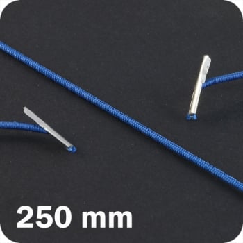 Gummizugschnüre 250 mm mit 2 Splinten, dunkelblau 
