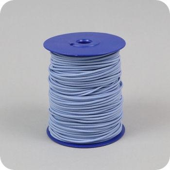 Gummizugschnüre auf Rolle, 2,2 mm, hellblau (L043) (Rolle mit 100 m) 