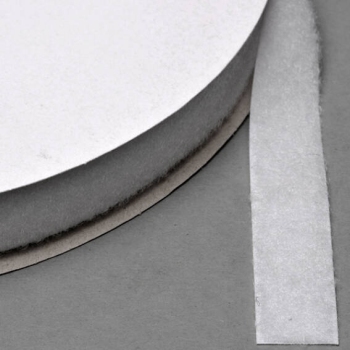Klettband zum Nähen, Flausch (Rolle mit 25 m) 20 mm | weiß