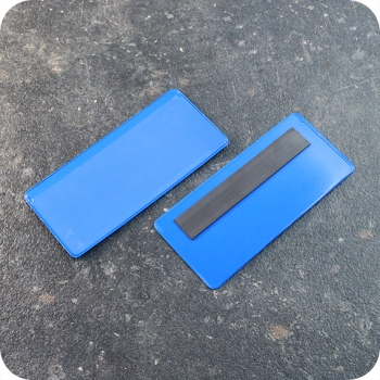Etikettentaschen magnetisch, 110 x 45/50 mm | mit 1 Magnetstreifen