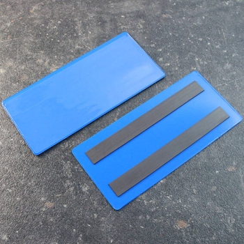 Etikettentaschen magnetisch, 160 x 70/75 mm | mit 2 Magnetstreifen