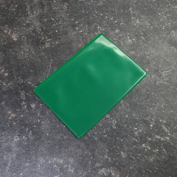 Magnettaschen für DIN A6, mit 1 Magnetstreifen, Breitseite offen, grün 