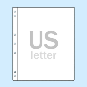 Prospekthüllen US-Letter-Format, glasklar 