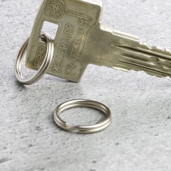 Schlüsselringe 16 mm, vernickelt 