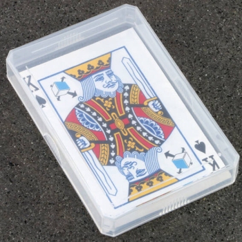 Spielkartenschachtel, 97 x 65 x 15 mm, Boden+Deckel 