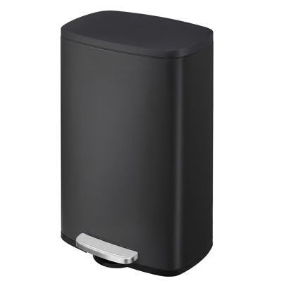 Tretmülleimer 50 Liter, Softclose schwarz