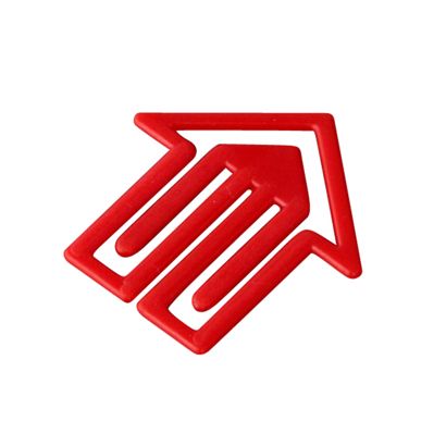 Pfeilclips, rot rot 
