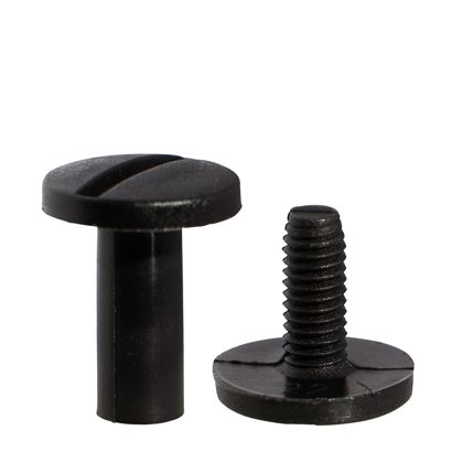 Kunststoffbuchschrauben, 8 mm | schwarz 