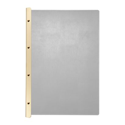 Schienen für Buchschrauben A4  | vermessingt 