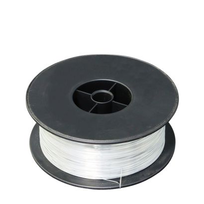 Heftdraht aus Eisen silber  | No. 22 - ⌀ 0,75 mm  | Spule mit ca. 2 kg 