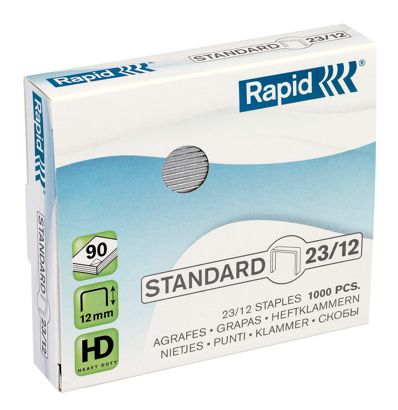 Rapid Heftklammern, STANDARD, Pack mit 1.000 Stück 