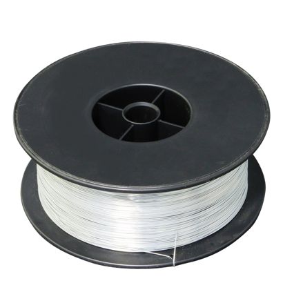 Heftdraht aus Eisen Spule mit ca. 2 kg | silber | No. 25 - ⌀ 0,55 mm
