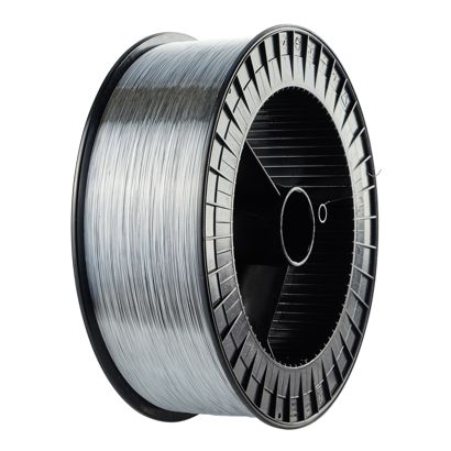 Heftdraht aus Eisen silber  | No. 26 - ⌀ 0,50 mm  | Spule mit ca. 15 kg 