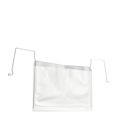 Drahtbügeltaschen für DIN A5, Breitseite offen Großverpackung (zu 100)
