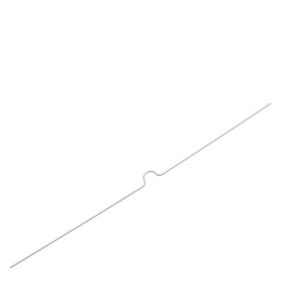 Vorgebogener Kalenderaufhänger 300 mm | weiß 