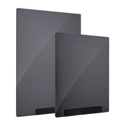Acrylplatte für variables Stecksystem MODUL, Kreidetafel schwarz, PMMA 
