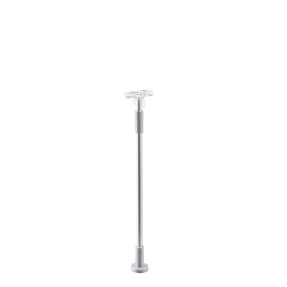 Teleskopstangen für Plakatrahmen  silber  | höhenverstellbar 350 - 550 mm 
