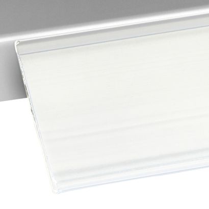 Scannerschiene DBR, selbstklebend 26 mm | 1250 mm | weiß  | zum Kleben (Standardklebeband) 