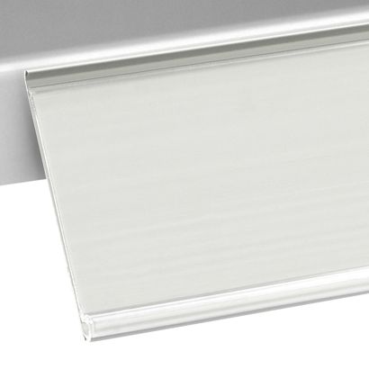 Scannerschiene DBR, selbstklebend 39 mm | 1000 mm | grau  | zum Kleben (Standardklebeband) 