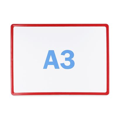 Plakatrahmen, Kunststoff rot | A3