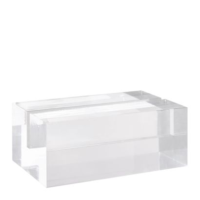 Kartenhalter aus Acryl transparent | 60 mm | glänzend