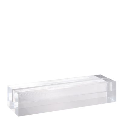 Kartenhalter aus Acryl transparent | 100 mm | glänzend