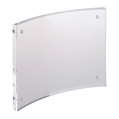 magnetischer Bilderrahmen, gebogen 100 x 150 mm/A6  | transparent 