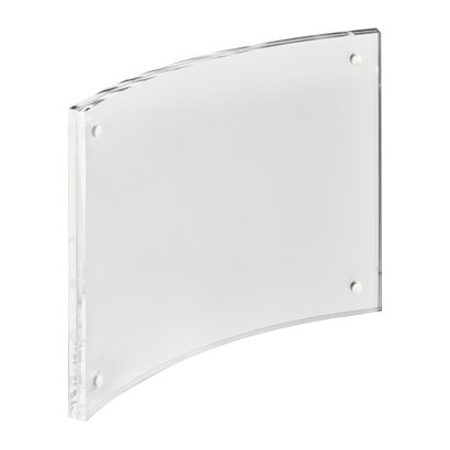magnetischer Bilderrahmen, gebogen 130 x 180 mm/A6  | transparent 