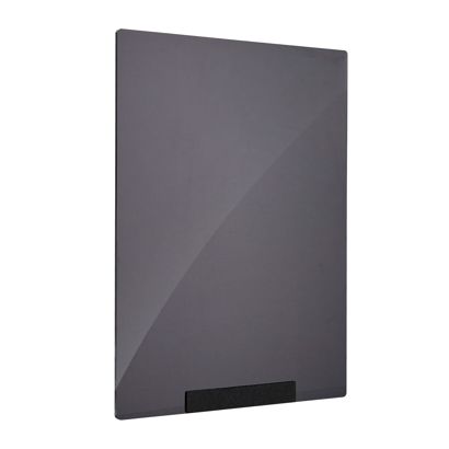 Acrylplatte für variables Stecksystem MODUL, Kreidetafel schwarz, PMMA A5 - 148 x 210 mm 