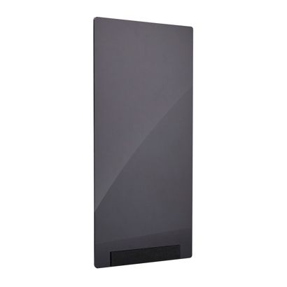 Acrylplatte für variables Stecksystem MODUL, Kreidetafel schwarz, PMMA 1/3 A4 - 100 x 210 mm 