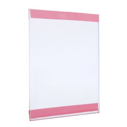 Acrylglastasche mit Reinacrylat-Klebeband Hochformat | A6