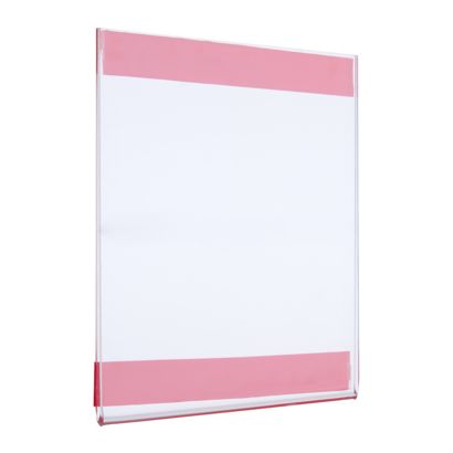 Acrylglastasche mit Reinacrylat-Klebeband Hochformat | A7