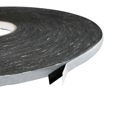 Doppelseitiges PE-Schaumklebeband, schwarz, 1 mm dick, stark haftend, EL100-02 12 mm