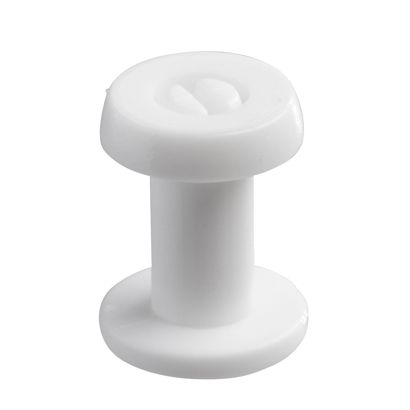 Druckösen Kunststoff, dicke Ausführung weiß  | 10 mm