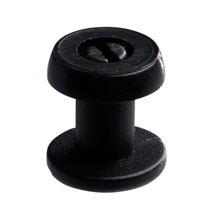 Druckösen Kunststoff, dicke Ausführung schwarz  | 7.5 mm