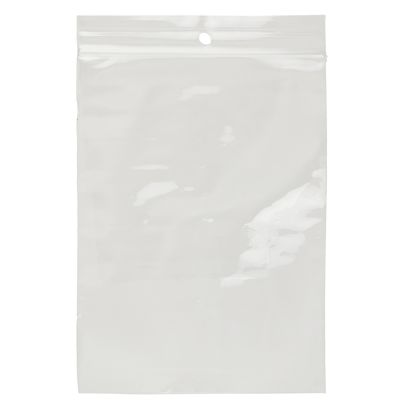 Druckverschlussbeutel, mit Rundloch, PP-Folie 120 x 170 mm