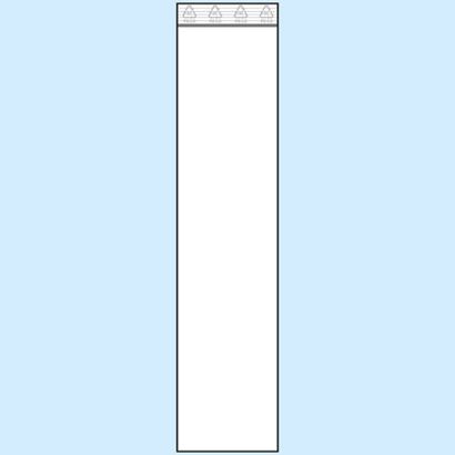 Druckverschlussbeutel, PE-Folie 40 x 170 mm | 50 µm