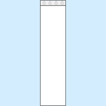 Druckverschlussbeutel, PE-Folie 50 x 170 mm | 50 µm