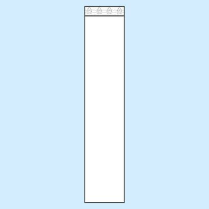 Druckverschlussbeutel, PE-Folie 50 x 250 mm | 50 µm