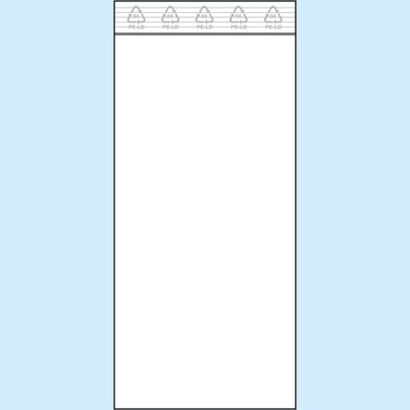 Druckverschlussbeutel, PE-Folie 85 x 180 mm | 50 µm