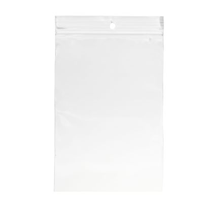 Druckverschlussbeutel, mit Rundloch, PP-Folie 100 x 150 mm