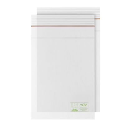 Druckverschlussbeutel, umweltfreundliche PLA-Folie 70 x 100 mm