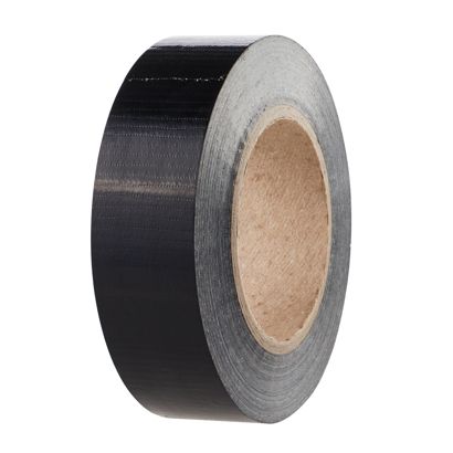 Gewebeband stark und permanent klebend schwarz  | 38 mm