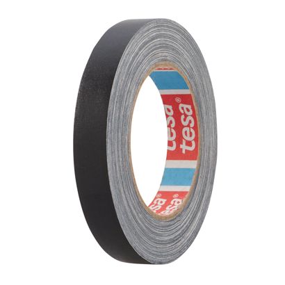 tesa 4651, Premium Gewebeband kunststoffbeschichtet 19 mm | schwarz 