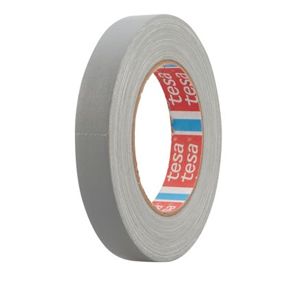 tesa 4651, Premium Gewebeband kunststoffbeschichtet 19 mm | grau